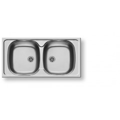 Pyramis Νεροχύτης Ένθετος Λείος Basic E33/33 (86Χ43,5) 100150801 Pyramis Νεροχύτης Ένθετος Λείος Basic E33/33 (86Χ43,5) 100150801